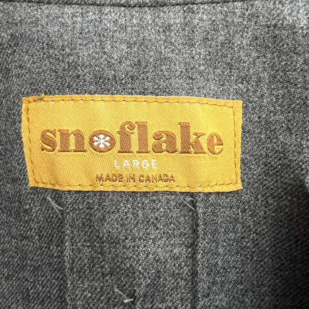 Snowflake Gray Blazer Jacket, L - image 5